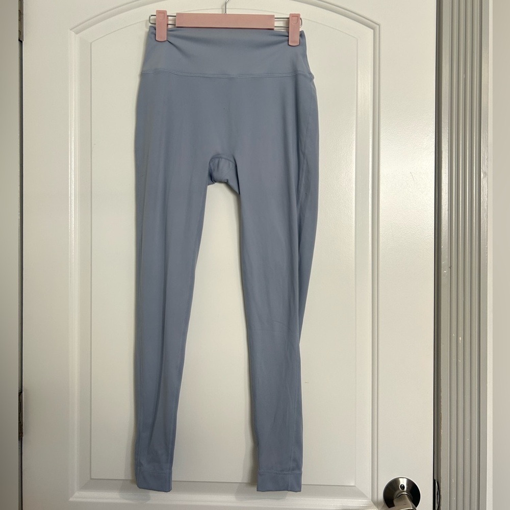 Set Active SportBody Light Blue High-Waisted Leggings size medium athleisure - Picture 2 of 9